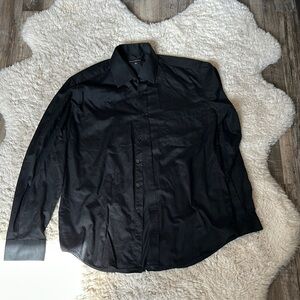 Men's Black Dress Shirt